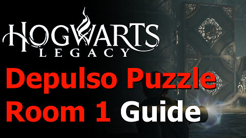 Hogwarts Legacy - Depulso Puzzle Room 1 Guide - Conjuration chest