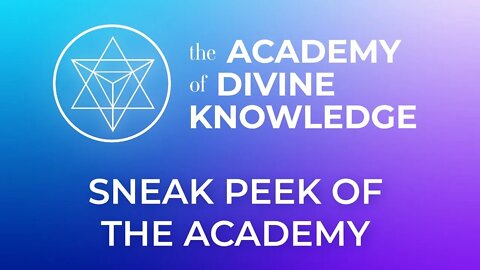 The Academy of Divine Knowledge | SNEAK PEAK | Your Questions Answered!