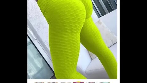 Bumps Style Leggings Put Hip Fold Elastic High Waist Legging | Link in the description 👇 to BUY