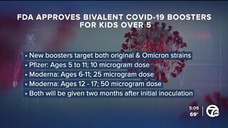 What to know about the updated COVID-19 booster shots for younger kids