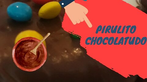 PIRULITO DE CHOCOLATE DE BOLACHAS MARIA - SUPER RECHEADO - AS CRIANÇAS AMAM ESSA RECEITA