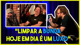 VINHETEIRO CRITICA OS MÚSICOS BRASILEIRO E FALA EM LIMPAR A BUNDA l PODCUT