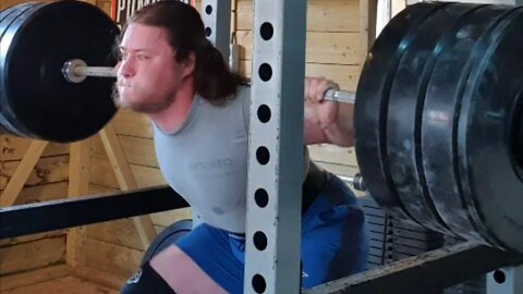 EASY 152.5 KGS X 9 SQUAT. BIG REP PR!