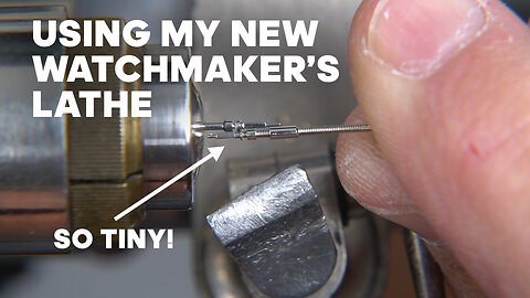 "Making a Stem" for a Patek Philippe 16-250 with my New Lathe