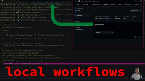 act runs workflows locally - GH Actions