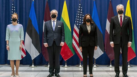 VP Kamala Harris Heralds NATO Unity As Ukraine Crisis Grows