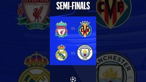 ⚽🏆[CHAMPIONS LEAGUE]🏆⚽ SEMI-FINAIS DEFINIDAS