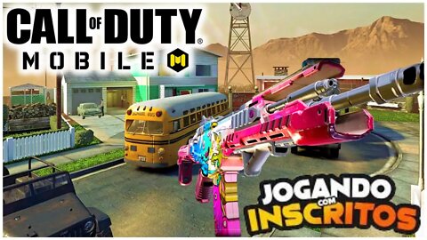 🔴 COD MOBILE AO VIVO - RANQUEADA MULTIJOGADOR E BATTLE ROYALE - SALINHA 🔥🔥