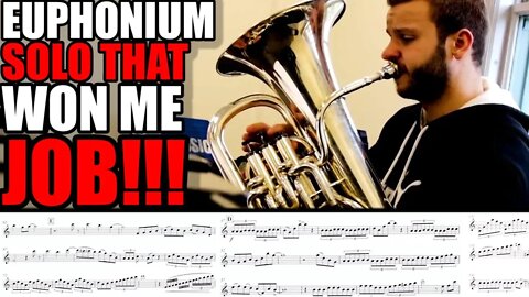 EUPHONIUM CONCERT THAT WON ME MY FIRST PROFESSIONAL JOB!!!