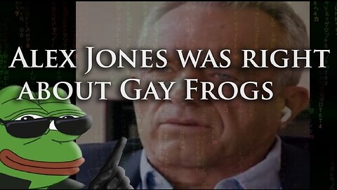 Alex Jones Was Right about Gay Frogs