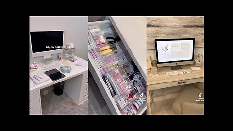 ASMR DESK ORGANIZING | RELAXING VIDEOS