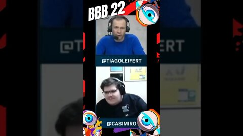 TIAGO LEIFERT E CASIMIRO FALAM SOBRE ARTHUR AGUIAR NO BBB 22 #shorts #bbb22 #corta