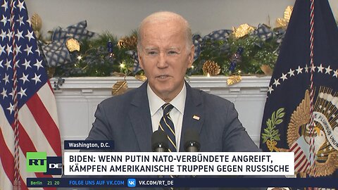 Biden: Wenn US-Kongress Ukraine-Hilfen verhindert, müssten US-Truppen gegen russische kämpfen