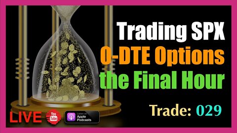 Live Final Hour 0-DTE SPX Options Trade #29