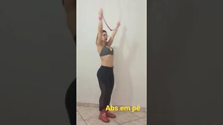 Abdominal em pé ❤️