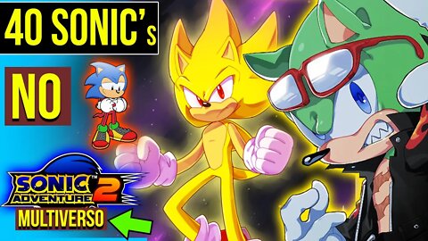 40 SONIC JUNTOS EM SONIC Adventure 2 😱 | SONICVERSO