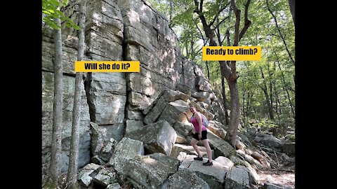 Rock climbing & a deer? Peter's Kill and Jenny Lane @ Minnewaska State Park