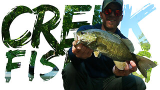 Creek Fishing: POOL JUMPING for QUALITY BASS (Kayak Fishing a SECRET CREEK)