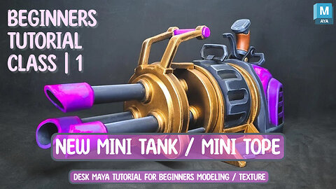 tank / tope class 1 | modeling tutorial for beginners | tank model tutorial in maya