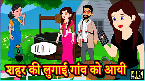 शहर की लुगाई गांव को आयी Hindi Moral stories Hindi Kahaniyan Bedtime story Saas bahu drama