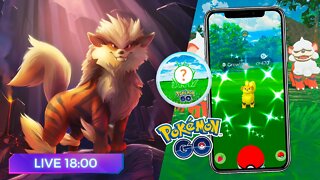 🕕 GROWLITHE SHINY! DOBRO DE POEIRA ESTELAR AO CAPTURAR POKÉMON! Hora do Holofote! Pokémon GO!