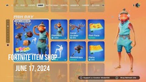 Fortnite Item Shop|June 17, 2024