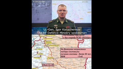 04.12.22 ⚡Russian Defence Ministry report on the progress of the deNAZIfication of Ukraine