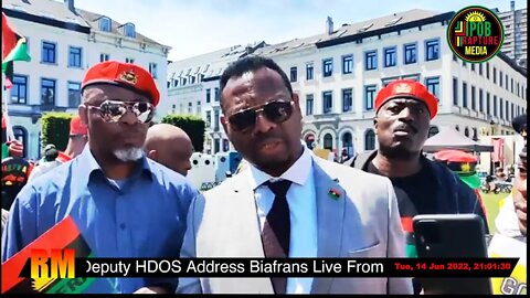 The Deputy HDOS Address Biafrans Live From The EU Parliament In Belgium | 14 June 2022 (PT 1)