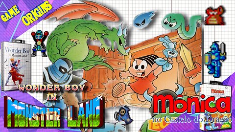 Como foi feito Monica no Castelo do Dragao | Como foi feito Wonder Boy in Monster Land