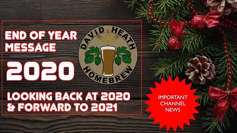 End Of Year Message 2020 Looking Back At 2020 & Forward to 2021