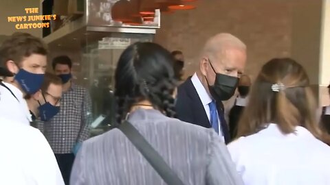 Biden in a restaurant: I don't know what they ordered for me.