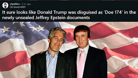 Donald Trump was disguised as newly unsealed Jeffrey Epstein documents