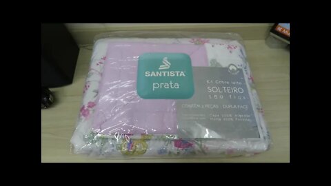 Cobre Leito Solteiro 2 Peças Rosa 150 Fios Camila 1 Santista - Americanas