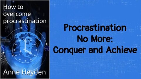 029 Procrastination No More Strategies for overcoming perfectionism