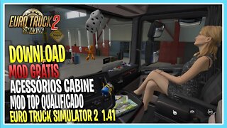 MEGA PACK ACESSORIOS CABINE ATUALIZADO 1.41 EURO SIMULATOR