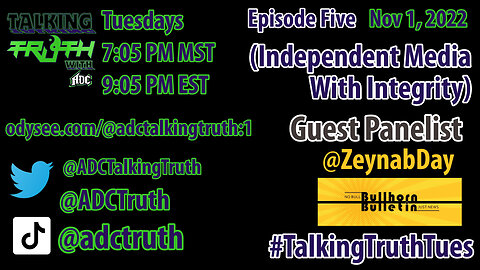 Episode Five (Independent Media with Integrity) One on One with @ZeynabDay