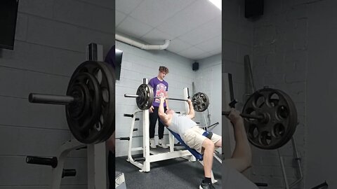 290lbs Incline Bench, Crazy 🤪 old man