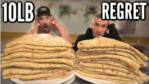 300 PEOPLE FAILED this DANGEROUS 10lb CREPE CHALLENGE (I Regret Trying It)