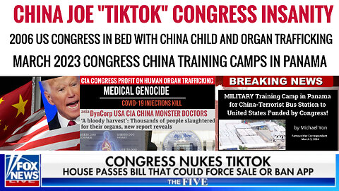 CHINA JOE TICTOCK CONGRESS INSANITY