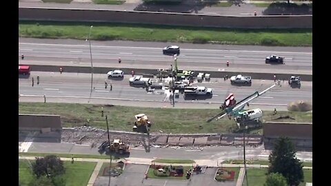 NB I-75 closed from I-696 to 12 Mile for emergency repairs due to sinkhole