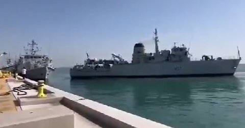 British Warships Collide in Persian Gulf