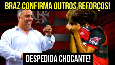 MARCOS BRAZ CONFIRMA OUTROS REFORÇOS NO FLAMENGO - WILLIAN ARÃO DE MALAS PRONTAS - É TRETA!!!