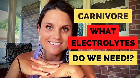 carnivore diet how to (ELECTROLYTES, watch this to BE SUCCESSFUL IN THIS)