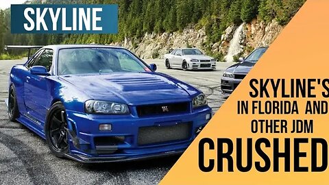 R34 Skylines To Be Crushed In Florida