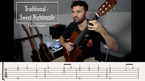 Traditional - Sweet Nightingale - English Folk Song - Fingerstyle Guitar