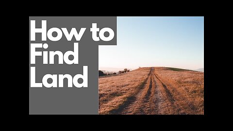 How can you find off grid land?