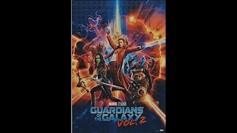 Guardians of The Galaxy 500 Piece Jigsaw Puzzle Time Lapse