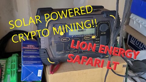 How I'm Using Solar to Supplement my Crypto Mining!!