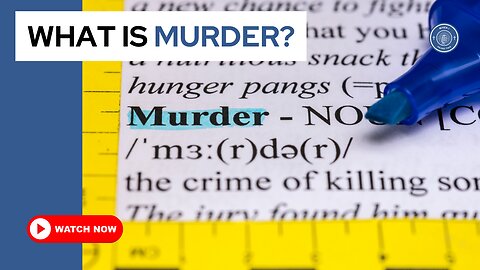 What is murder?