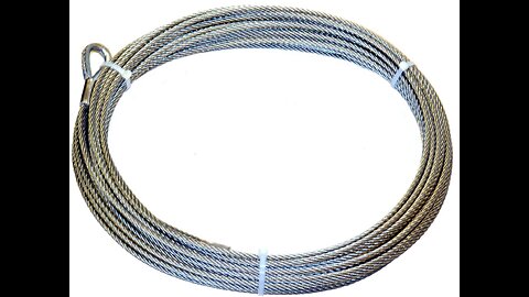 WARN 87915 Spydura Synthetic Winch Cable Rope with Swivel Hook End: 38" Diameter x 100' Length...